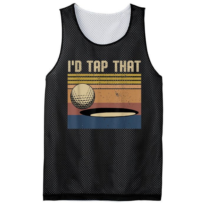 I’d Tap That Funny Golf Mesh Reversible Basketball Jersey Tank