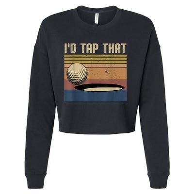 I’d Tap That Funny Golf Cropped Pullover Crew