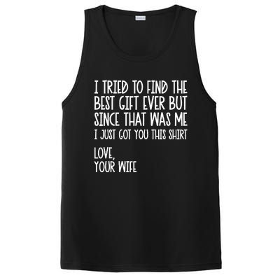 I Tried To Find The Best Fathers Day Funny Husband PosiCharge Competitor Tank