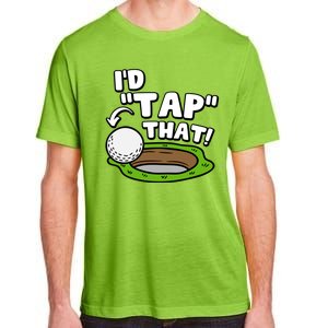 Id Tap That Funny Golf Lover Adult ChromaSoft Performance T-Shirt