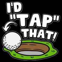 Id Tap That Funny Golf Lover USA-Made Doggie Bandana