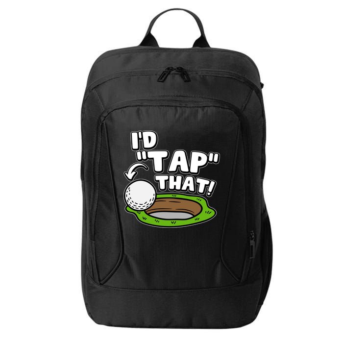 Id Tap That Funny Golf Lover City Backpack