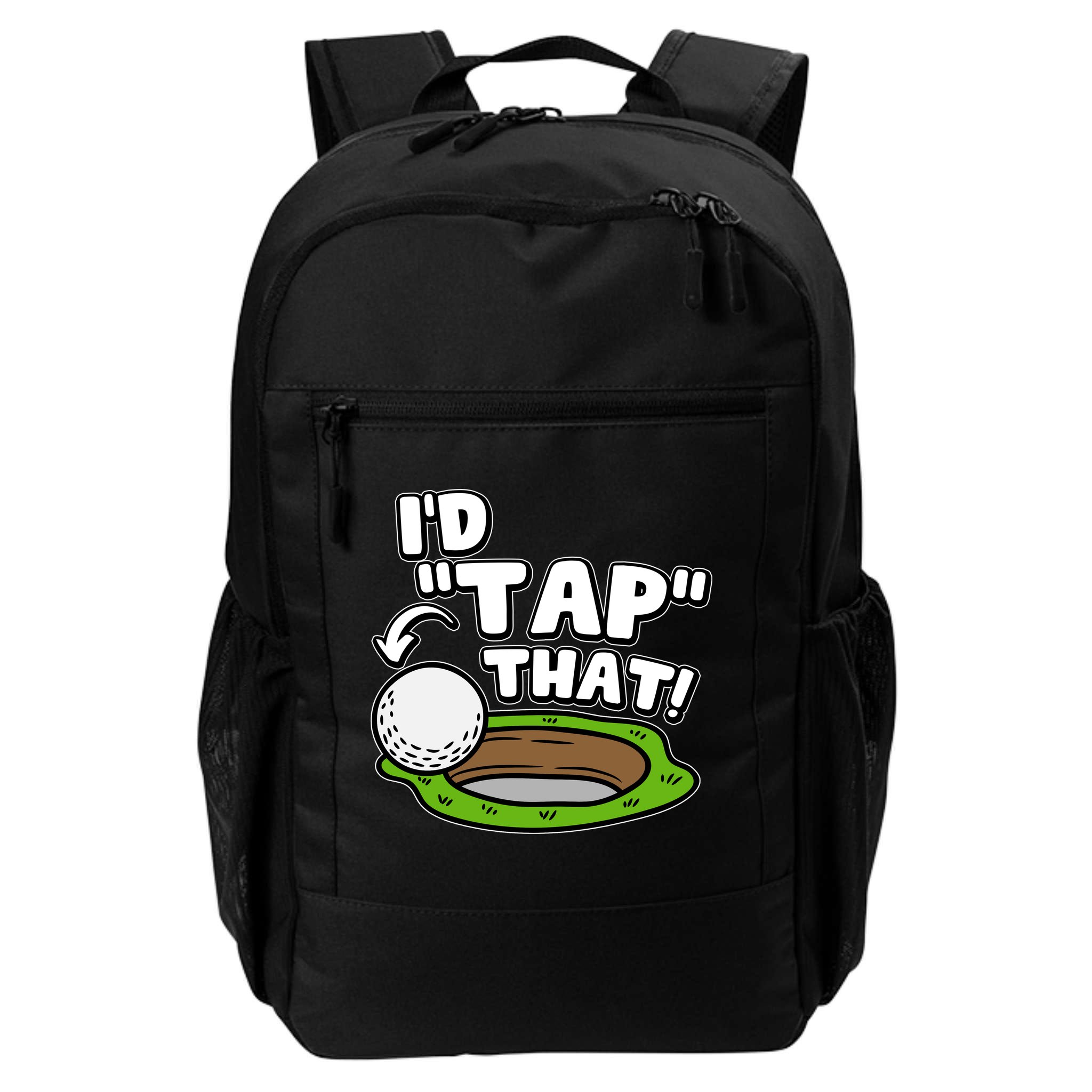 Id Tap That Funny Golf Lover Backpack