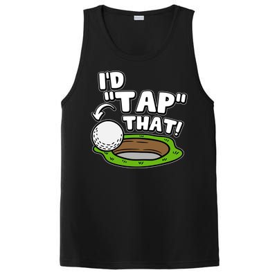 Id Tap That Funny Golf Lover PosiCharge Competitor Tank