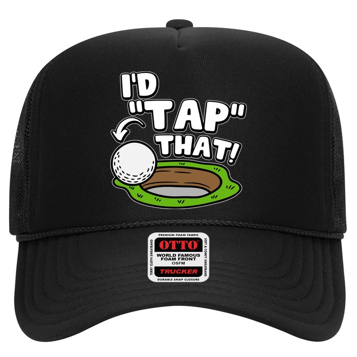 Id Tap That Funny Golf Lover Trucker Hat