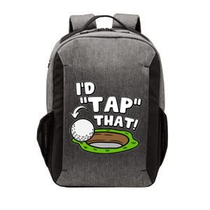 Id Tap That Funny Golf Lover Vector Backpack