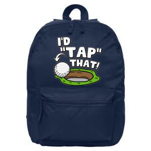 Id Tap That Funny Golf Lover 16 in Basic Backpack