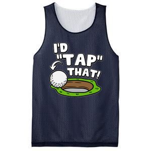 Id Tap That Funny Golf Lover Mesh Reversible Basketball Jersey Tank