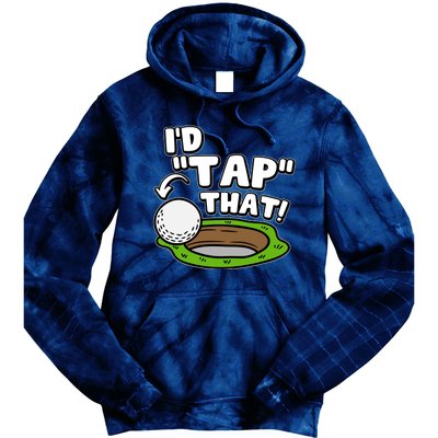 Id Tap That Funny Golf Lover Tie Dye Hoodie