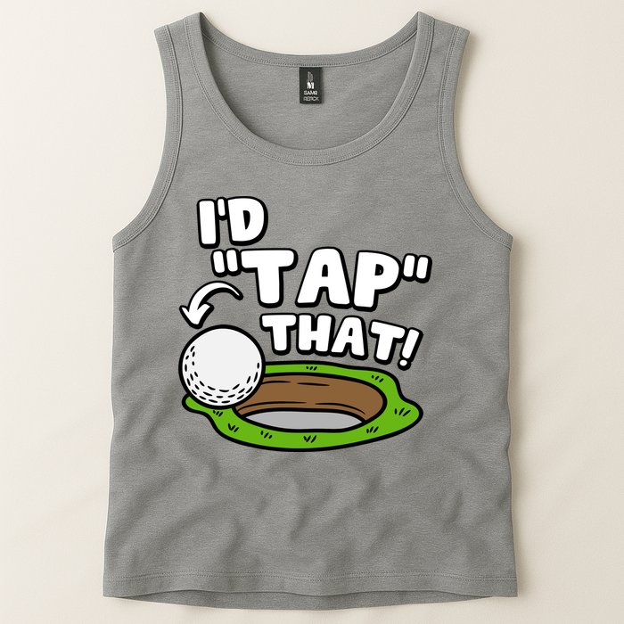 Id Tap That Funny Golf Lover Tank Top