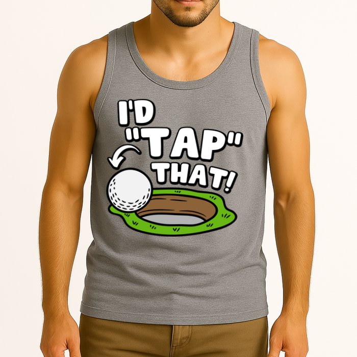 Id Tap That Funny Golf Lover Tank Top