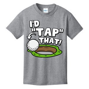 Id Tap That Funny Golf Lover Kids T-Shirt