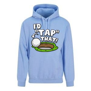 Id Tap That Funny Golf Lover Unisex Surf Hoodie