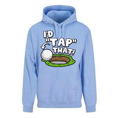 Id Tap That Funny Golf Lover Unisex Surf Hoodie