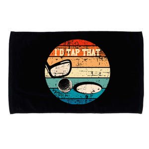 Id Tap That Golf Ball Hole Swing Golfing Course Sports Golf Microfiber Hand Towel