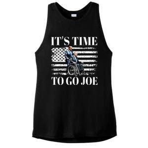 ItS Time To Go Joe Funny Republican Donald Trump 2024 Ladies PosiCharge Tri-Blend Wicking Tank