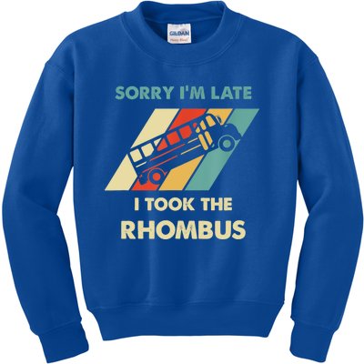 I Took The Rhombus Funny Math Nerd Funny Math Gift Kids Sweatshirt