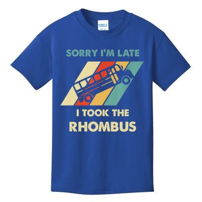 I Took The Rhombus Funny Math Nerd Funny Math Gift Kids T-Shirt