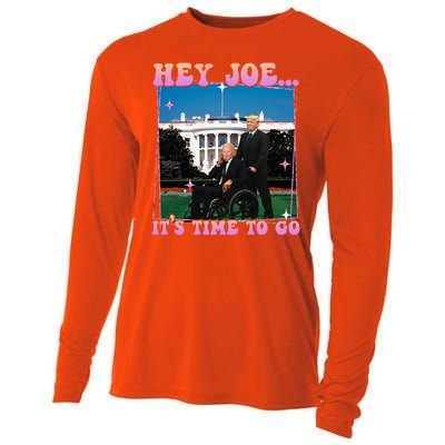 ItS Time To Go Joe Funny Trump 2024 Cooling Performance Long Sleeve Crew