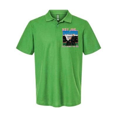 ItS Time To Go Joe Funny Trump 2024 Softstyle Adult Sport Polo