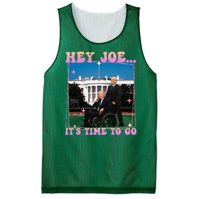 ItS Time To Go Joe Funny Trump 2024 Mesh Reversible Basketball Jersey Tank