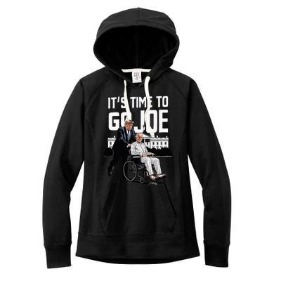 ItS Time To Go Joe I Donald Trump I Republican Trump 2024 Women's Fleece Hoodie