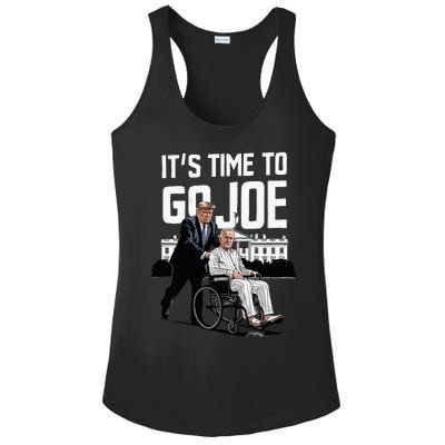 ItS Time To Go Joe I Donald Trump I Republican Trump 2024 Ladies PosiCharge Competitor Racerback Tank