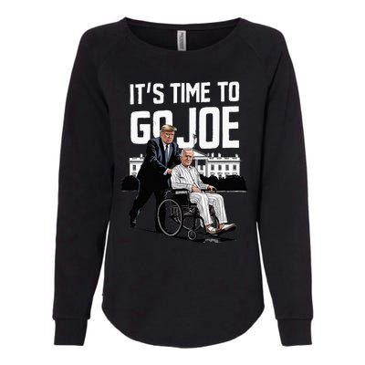 ItS Time To Go Joe I Donald Trump I Republican Trump 2024 Womens California Wash Sweatshirt