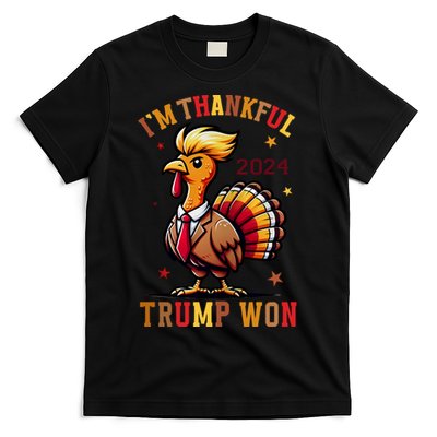 Im Thankful Trump Won Trump Thanksgiving T-Shirt