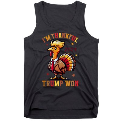 Im Thankful Trump Won Trump Thanksgiving Tank Top