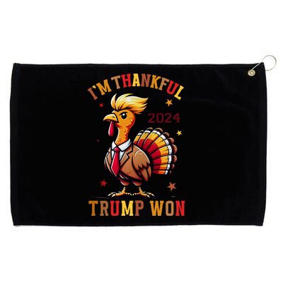 Im Thankful Trump Won Trump Thanksgiving Grommeted Golf Towel