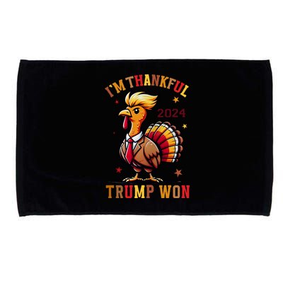 Im Thankful Trump Won Trump Thanksgiving Microfiber Hand Towel