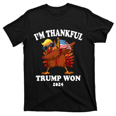 Im Thankful Trump Won Trump Thanksgiving T-Shirt