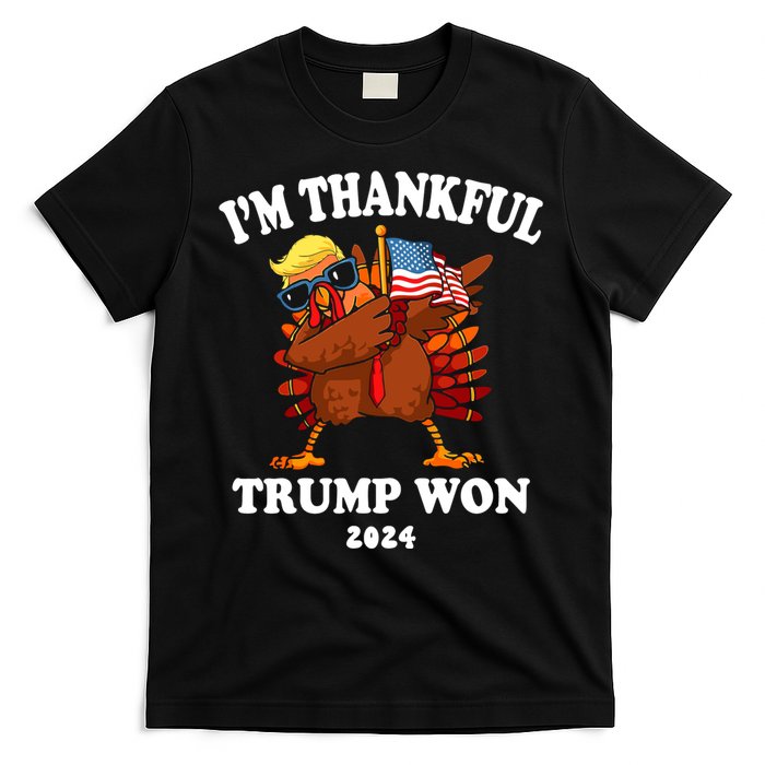 Im Thankful Trump Won Trump Thanksgiving T-Shirt