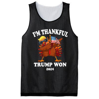 Im Thankful Trump Won Trump Thanksgiving Mesh Reversible Basketball Jersey Tank