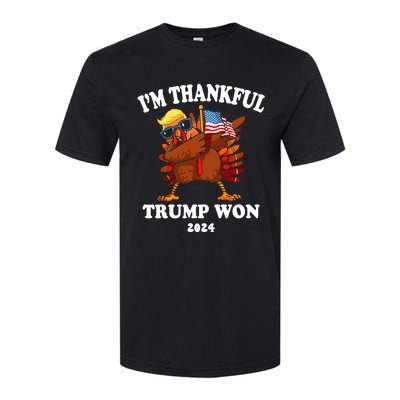 Im Thankful Trump Won Trump Thanksgiving Softstyle CVC T-Shirt