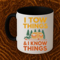 I Tow Things And I Know Things Fathers Day Mug