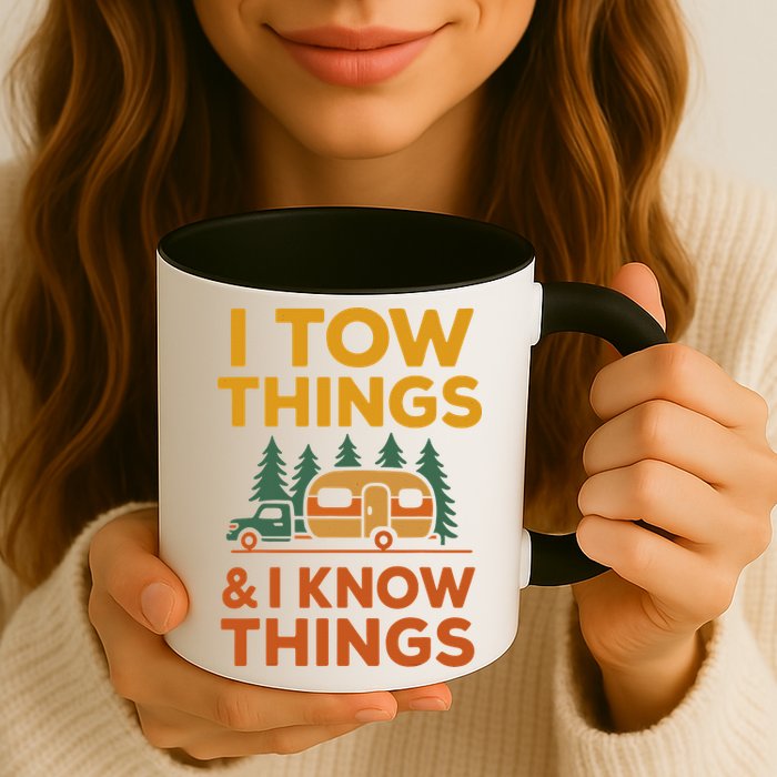 I Tow Things And I Know Things Fathers Day Mug