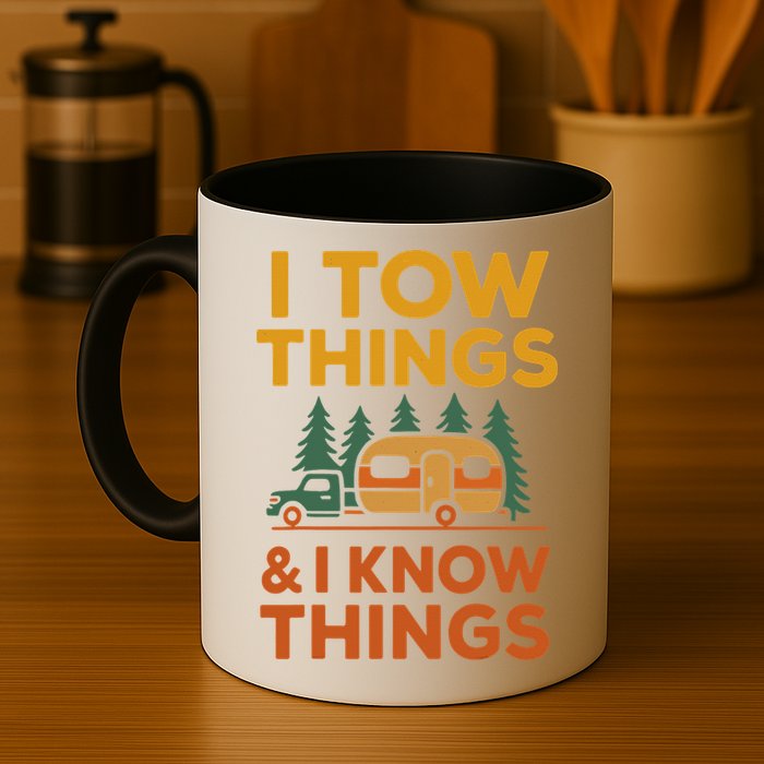 I Tow Things And I Know Things Fathers Day Mug
