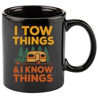 I Tow Things And I Know Things Fathers Day 11oz C Handle Ceramic Mug