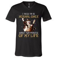 I Tried To Be Normal Once Worst Two Minutes Of My Life V-Neck T-Shirt