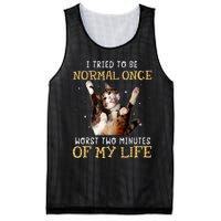 I Tried To Be Normal Once Worst Two Minutes Of My Life Mesh Reversible Basketball Jersey Tank