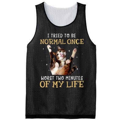 I Tried To Be Normal Once Worst Two Minutes Of My Life Mesh Reversible Basketball Jersey Tank