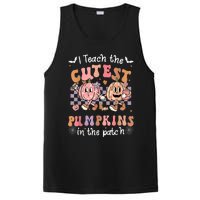 I Teach The Cutest Pumpkins In The Patch Retro Teacher Fall PosiCharge Competitor Tank