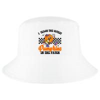 I Teach The Cutest Pumpkins Retro Teacher Halloween Cool Comfort Performance Bucket Hat