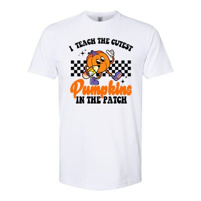 I Teach The Cutest Pumpkins Retro Teacher Halloween Softstyle® CVC T-Shirt