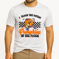 I Teach The Cutest Pumpkins Retro Teacher Halloween Cooling Performance Crew T-Shirt