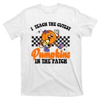 I Teach The Cutest Pumpkins Retro Teacher Halloween T-Shirt