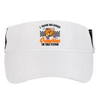 I Teach The Cutest Pumpkins Retro Teacher Halloween Adult Drive Performance Visor