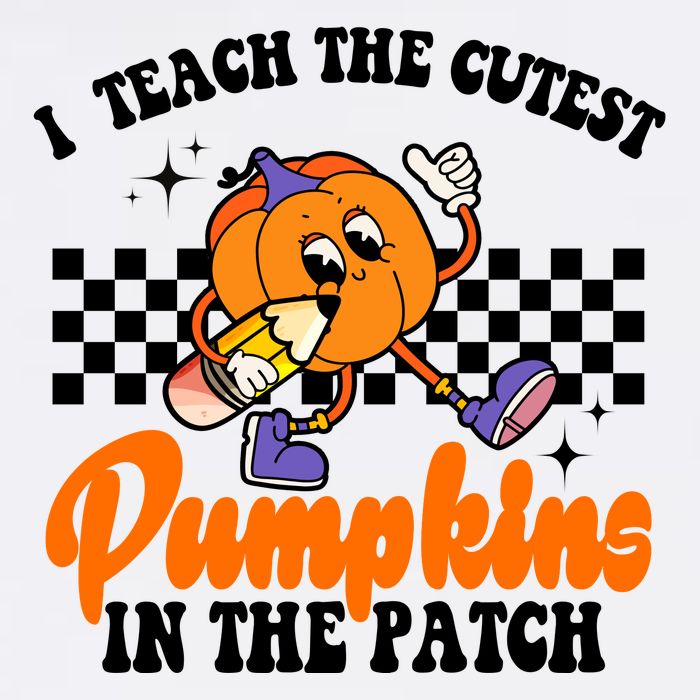I Teach The Cutest Pumpkins Retro Teacher Halloween Premium T-Shirt